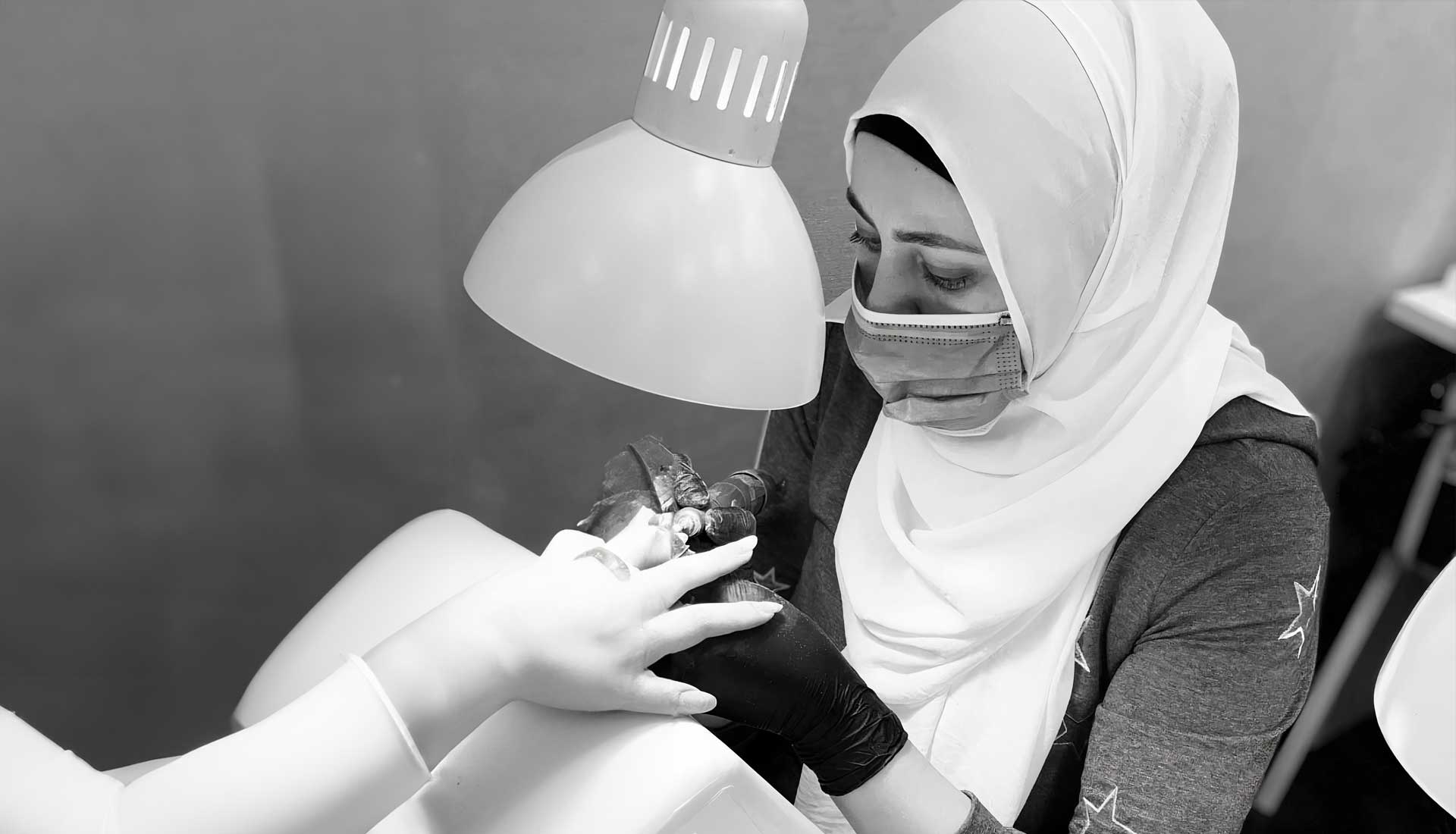 Podolog Zülfiye Alemdar klinik uygulama sırasında
